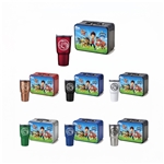 Retro Lunchbox + 20 oz Economy Stainless Steel Tumbler In Vacuum Formed Insert