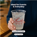 16 oz Soft Sided Plastic Cup