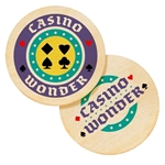 Wood Poker Chip