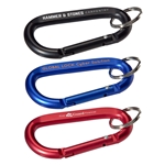 Aluminum Carabiner with Key Ring