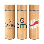 16 oz Vacuum-Sealed Eco Bamboo Bottle