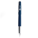 LAMY Studio Blue Metal Fountain Pen w/ Propeller-Shaped Clip and Steel Nib