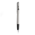 LAMY Studio Stainless Steel Metal Fountain Pen w/ Propeller-Shaped Clip and Medium Nib
