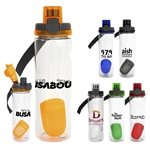 Locking Lid 24 oz Bottle With Floating Infuser