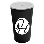 22 oz Stadium Cup With Coin Slot Lid