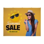 10' Straight Splash Floor Display Wrap Kit (Recycled Polyester Knit)