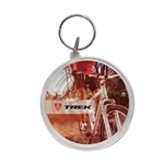 Clear Round Maze Puzzle Keychain