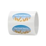 4" x 2" Oval Roll Labels