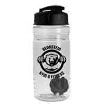 Groove Tritan® Shaker Bottle with Flip-Top Lid and Mixing Ball - 20 oz