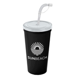 Sport Sipper Cup with Straw Lid - 24 oz