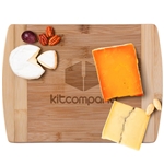 The Brisbane 11-Inch Two-Tone Deluxe Bamboo Cutting Board