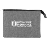 Heathered Reusable 3-Pocket EVA Pouch