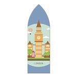 Gothic Arch Full Color Paper Bookmark