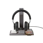 Truman Dual Wireless Charger and Headphone Stand
