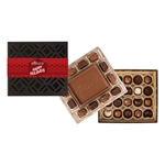 Custom Chocolate Gift Box with Gourmet Truffles & Belly Band