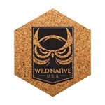 Hexagon Cork Coaster
