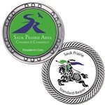 Challenge Coins - 1 3/4" Silver - 1 3/4" diameter
