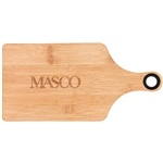 The Genoa 14-Inch Bamboo Cutting Board with Handle