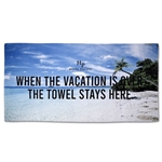 Dye Sublimated Standard Beach Towel