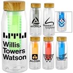 Bamboo Pattern 32 oz Bottle with Infuser