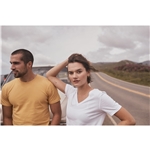 Women's American Giant Classic Cotton V-Neck T-Shirt