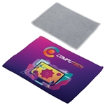 Quick Clean 5" x 7-1/8" Dual Sided Microfiber Cloth - Full Color