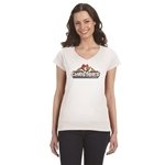 Gildan Ladies' Softstlye 4.5 Oz Fitted V-Neck T-Shirt