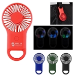 Rechargeable Handheld Fan With Carabiner