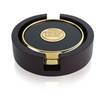 JAFFA® Two Round Coasters with Wood Tray