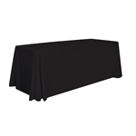 6' Stain-Resistant 3-Sided Table Throw (Unimprinted)