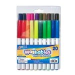 Set of 20 Washable Super Tip Markers - Assorted Colors
