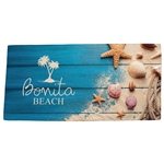 Boardwalk 30" x 60" Microfiber Beach Blanket/Towel- Full-Color