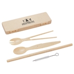 6-in-1 Portable Wheatstraw Tableware Set
