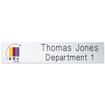 2-Ply Plastic Desk & Wall Plate Engraved and Printed: 10" x 2"