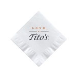 Beverage Napkin - White