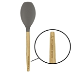 Scoop Silicone Spoon W/ Wooden Handle