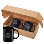 11 oz Sunrise Ceramic Mugs Gift Set