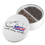 Warm Wishes Tins - Dark Choc Almonds & Milk Choc Cashews