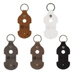 Ryder Leather Earbud Keychain