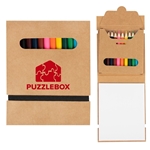12-Piece Colored Pencil Set With Paper