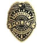 Badge Sticker On Roll | Police | 2 3/8" X 3 1/16" | Foil Papers | Roll Of 1000
