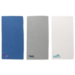 Seaside 30" x 60" Waffle Microfiber Beach Towel