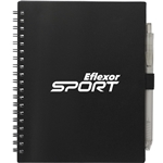 5.5” x 7” FSC® Recycled Spiral Notebook w/ rPET Pen