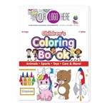 24 Page Children's Coloring Book - USA Made