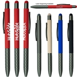 Soft-touch Aluminum Stylus Pen With Plastic Grip