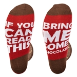 ACE If You Can Read This, Bring Me Some Chocolate Dress Socks