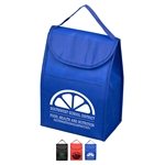 7”W x 10”H x 5”Gusset - "ARCTIC CHILL" Tall Insulated Cooler Lunch Tote with Hook & Loop Closure