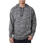 J America Adult Cosmic Poly Fleece Hooded Sweatshirt