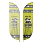 IMPORT 12' Single-Sided Blade Flag with Ground Spike