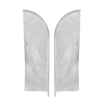 IMPORT 15' Double-Sided Feather Flag with Ground Spike
